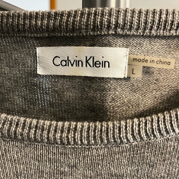 Calvin Klein grey sweater dress!!! Very cute!!! - Picture 2 of 5